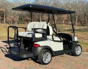 2018 4 Passenger Club Car Electric Tempo Golf Carts for Sale White 2 webp
