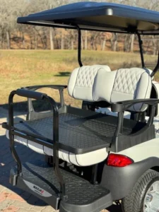 2018 4 Passenger Club Car Electric Tempo Golf Carts for Sale White 5 webp