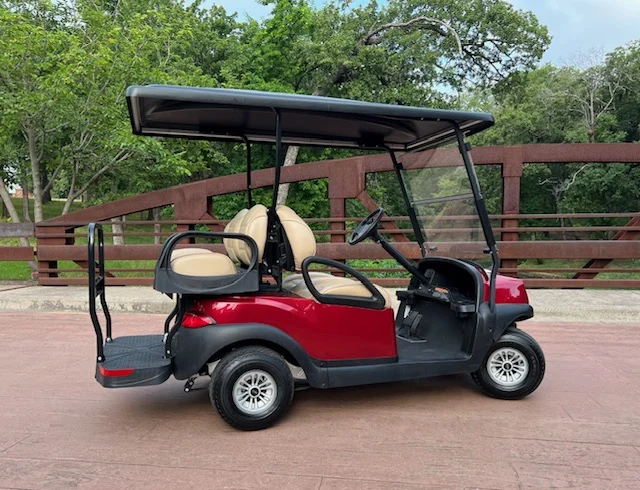 2020 Club Car Tempo 4 Passenger Electric Golf Carts for Sale Red 1 webp