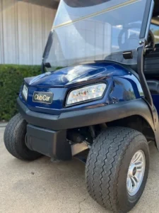2022 Club Car 4 Passenger Tempo Electric Golf Carts for Sale Blue 2 webp