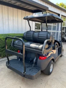 2022 Club Car 4 Passenger Tempo Electric Golf Carts for Sale Blue 4 webp