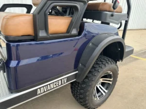 2024 Advanced EV Advent 4L 4 Passenger Lithium Ion Golf Carts for Sale Navy 7 webp