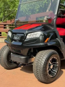 2024 Club Car Onward Tiger Woods Sunday Red 4 Passenger HP Lithium Ion Golf Carts for Sale 3 webp