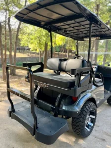 2024 E Z GO Express S4 4 Passenger Lifted Gas Golf Carts for Sale33 3 webp