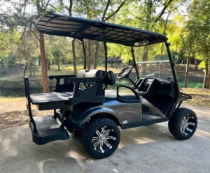 2024 E Z GO Express S4 4 Passenger Lifted Gas Golf Carts for Sale33 4 webp