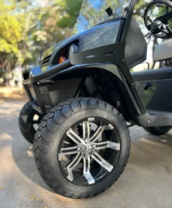 2024 E Z GO Express S4 4 Passenger Lifted Gas Golf Carts for Sale33 7 webp