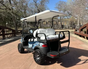 2025 Club Car Onward Tommy Bahama Special Edition 4 Passenger Lifted HP Lithium Ion Golf Carts for Sale 5 webp