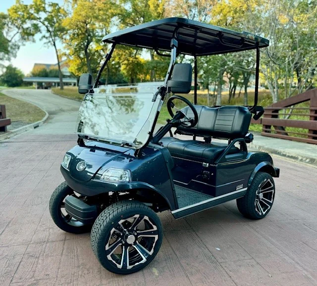 2025 Evolution Classic 2 Plus 2 Passenger Lithium Ion Golf Carts for Sale Artic Gray 1 webp