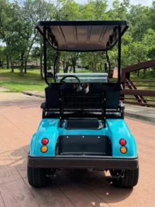 2025 Evolution Classic 2 Plus 2 Passenger Lithium Ion Golf Carts for Sale Sky Blue 7 webp