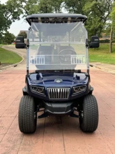 2025 Evolution D5 Ranger 4 Plus 4 Passenger Lithium Ion Golf Carts for Sale Mediterranean Blue 9 webp