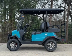 2026 Denago EV Nomad XL 4 Passenger Lifted Lithium Golf Carts for Sale 2 webp