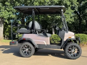 2026 Denago EV Nomad XL 4 Passenger Lifted Lithium Golf Carts for SaleOrange 2 webp