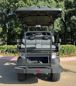 2026 Denago EV Nomad XL 4 Passenger Lifted Lithium Golf Carts for SaleOrange 6 webp