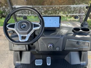 2026 Denago EV Nomad XL 4 Passenger Lifted Lithium Golf Carts for SaleOrange 8 webp