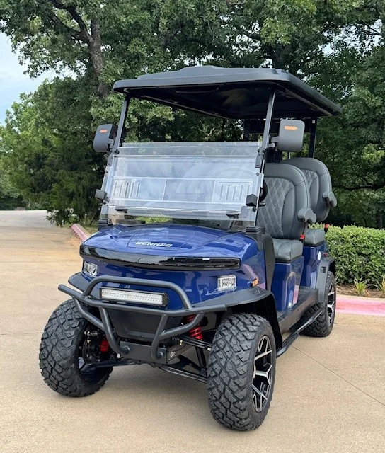 2026 Denago EV Rover XL 4 Passenger Lifted Lithium Golf Carts for Sale 1 webp