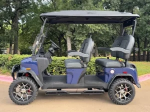2026 Denago EV Rover XL 4 Passenger Lifted Lithium Golf Carts for Sale 4 webp