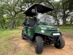 2026 Denago EV Rover XL 4 Passenger Lifted Lithium Ion Golf Carts for Sale Green 11 webp