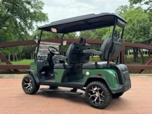 2026 Denago EV Rover XL 4 Passenger Lifted Lithium Ion Golf Carts for Sale Green 3 webp