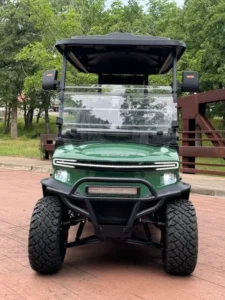 2026 Denago EV Rover XL 4 Passenger Lifted Lithium Ion Golf Carts for Sale Green 4 webp