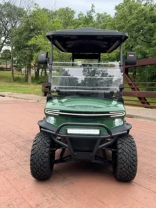 2026 Denago EV Rover XL 4 Passenger Lifted Lithium Ion Golf Carts for Sale Green 5 webp