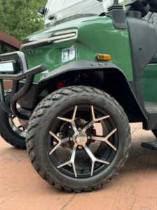2026 Denago EV Rover XL 4 Passenger Lifted Lithium Ion Golf Carts for Sale Green 6 webp