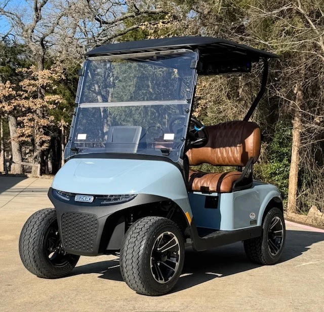 2026 E Z GO Freedom RXV Elite 2 Passenger Lithium Ion Golf Carts for SaleOcean Gray 1 webp