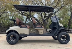 Limited Edition E Z GO Express L6 ELiTE 4 Passenger Gas Golf Carts for Sale 3 webp