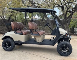 Limited Edition E Z GO Express L6 ELiTE 4 Passenger Gas Golf Carts for Sale 4 webp